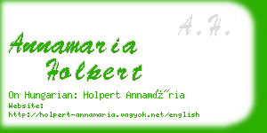 annamaria holpert business card